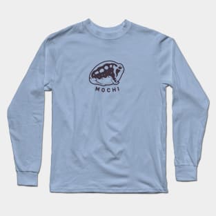 Minimal design of a Common rain frog as mochi cake Long Sleeve T-Shirt